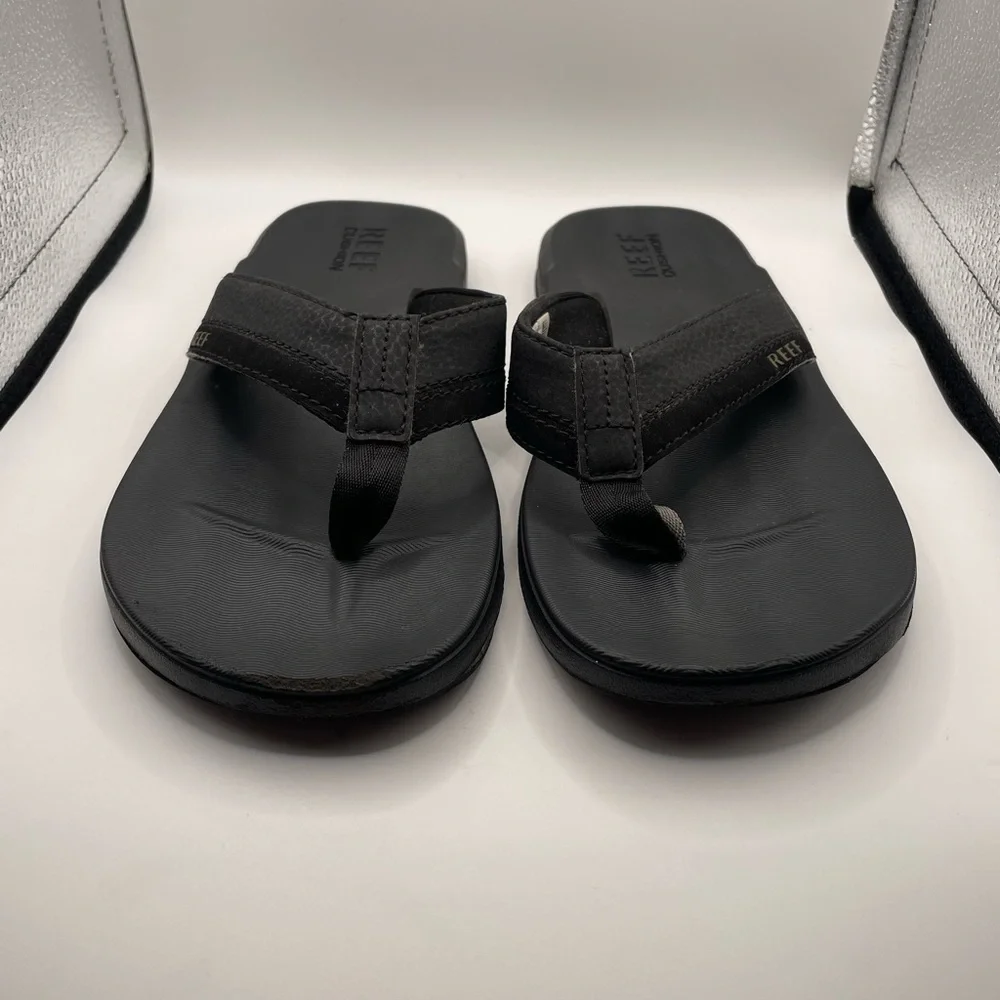 Reef Cushion Men's Black Sandals size 7